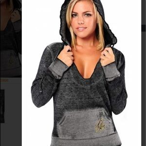 Christian Audigier Deep Scoop Neck Pullover